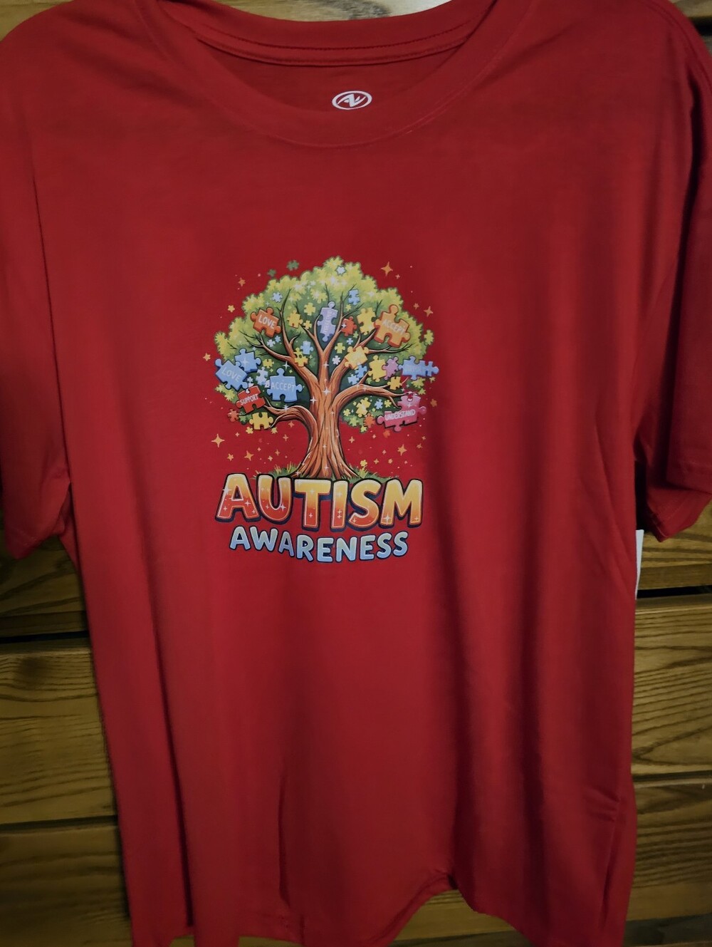 New Autism Tshirt Large Make by small Business MLFDESIGNSBYCHELLE